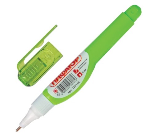 Ручка-корректор ПИФАГОР, 4 мл, металлический наконечник, 227144