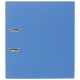 Папка-регистратор BRAUBERG с покрытием из ПВХ, 80 мм, с уголком, голубая (удвоенный срок службы), 227197