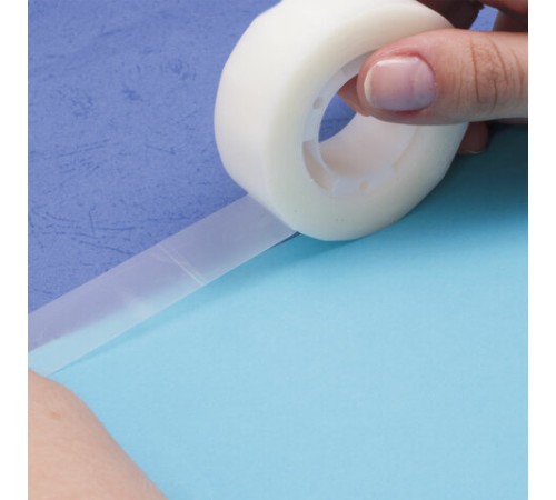 Клейкая лента невидимая, матовая, 19 мм х 33 м, BRAUBERG, 227257