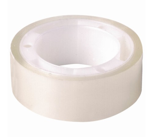 Клейкие ленты 15 мм х 10 м канцелярские BRAUBERG, комплект 10 шт., прозрачные, гарантированная длина, 227258