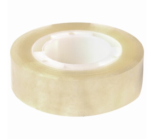 Клейкие ленты 15 мм х 33 м канцелярские BRAUBERG, комплект 10 шт., прозрачные, гарантированная длина, 227259