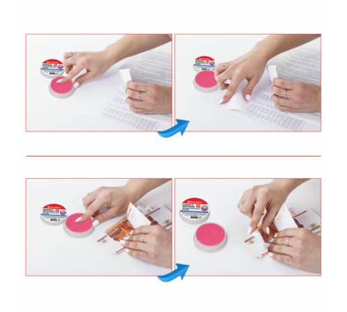 Гель для увлажнения пальцев АНТИБАКТЕРИАЛЬНЫЙ BRAUBERG 25 г, c ароматом астры, розовый, 227299