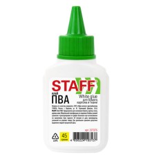 Клей ПВА STAFF EVERYDAY, 45 г, с дозатором, 227375