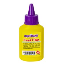 Клей ПВА ЮНЛАНДИЯ (бумага, картон, дерево), 45 г, 227379