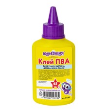 Клей ПВА ЮНЛАНДИЯ (бумага, картон, дерево), 65 г, 227380
