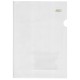 Папка-уголок с карманом для визитки, А4, прозрачная, 0,18 мм, AGкм4 00100, V246931