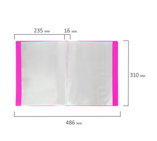 Папка 20 вкладышей BRAUBERG 