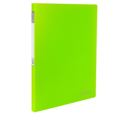 Папка с металлическим скоросшивателем и внутренним карманом BRAUBERG 