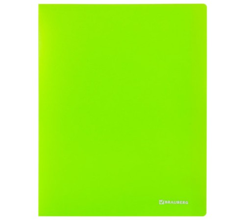 Папка с металлическим скоросшивателем и внутренним карманом BRAUBERG 