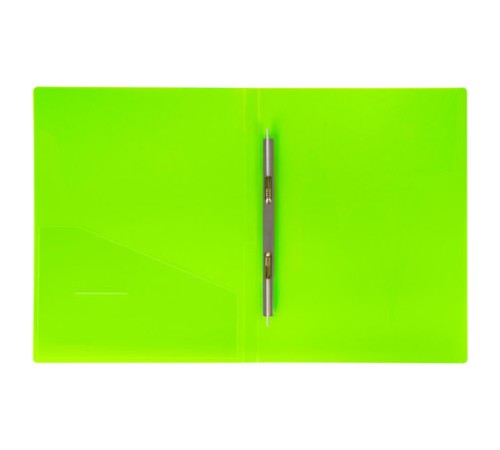 Папка с металлическим скоросшивателем и внутренним карманом BRAUBERG 