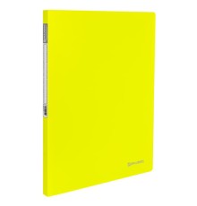 Папка с металлическим скоросшивателем и внутренним карманом BRAUBERG 