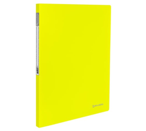 Папка с металлическим скоросшивателем и внутренним карманом BRAUBERG 