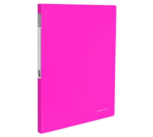 Папка с металлическим скоросшивателем и внутренним карманом BRAUBERG 