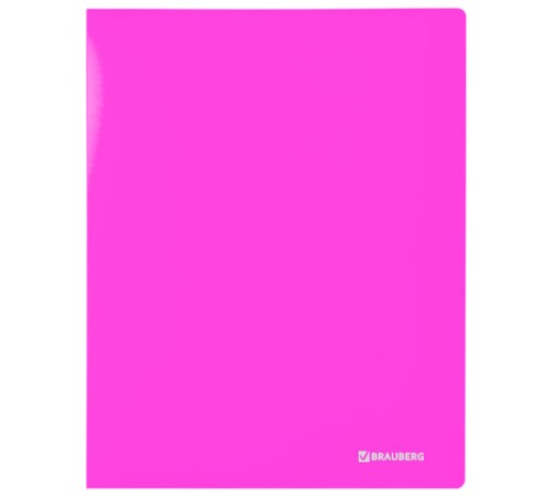 Папка с металлическим скоросшивателем и внутренним карманом BRAUBERG 