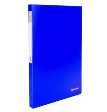 Папка с металлическим скоросшивателем и внутренним карманом BRAUBERG 