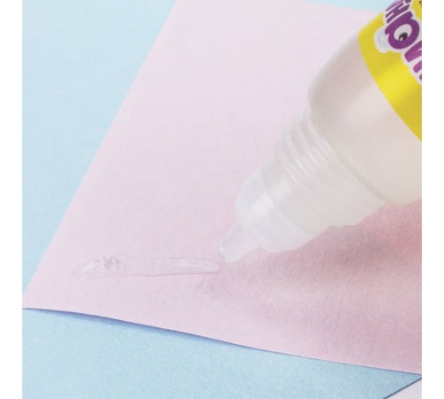 Клей канцелярский двусторонний ЮНЛАНДИЯ, 30 мл, с узким и широким аппликаторами, 227536