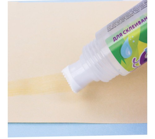 Клей канцелярский двусторонний ЮНЛАНДИЯ, 30 мл, с узким и широким аппликаторами, 227536