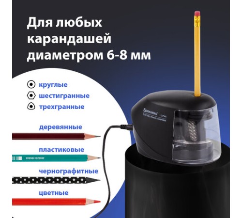 Точилка электрическая BRAUBERG 