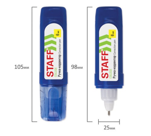 Ручка-корректор STAFF 