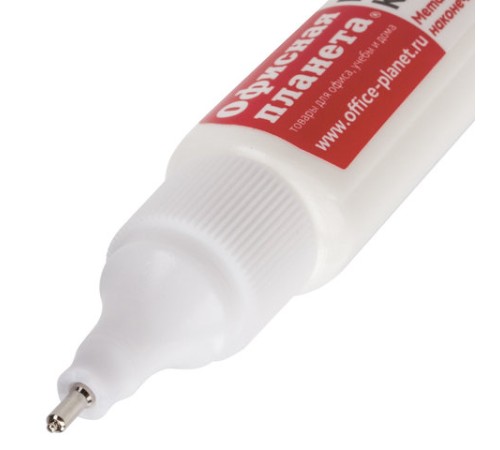 Ручка-корректор ОФИСНАЯ ПЛАНЕТА, 9 мл, металлический наконечник, 227571