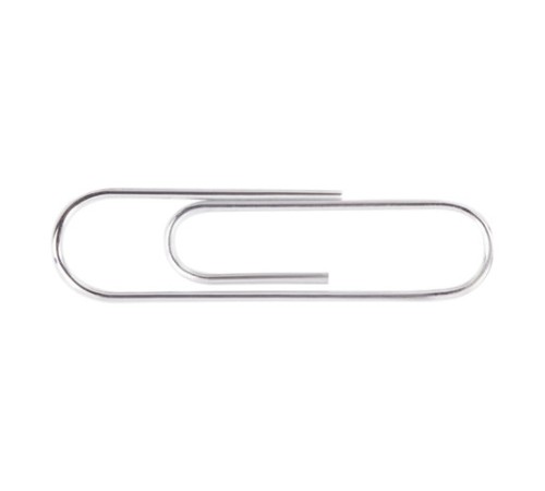 Скрепки BRAUBERG, 28 мм, оцинкованные, 100 шт., в картонной коробке, 227583