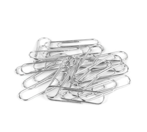 Скрепки BRAUBERG, 28 мм, оцинкованные, 100 шт., в картонной коробке, 227583