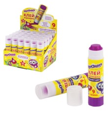 Клей-карандаш цветной ЮНЛАНДИЯ 