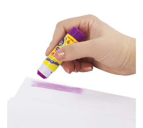 Клей-карандаш цветной ЮНЛАНДИЯ 