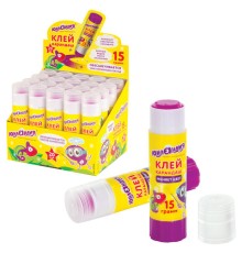 Клей-карандаш цветной ЮНЛАНДИЯ 