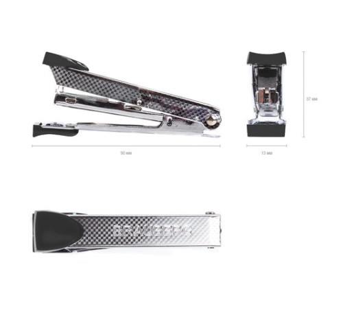 Степлер №10 металлический BRAUBERG 