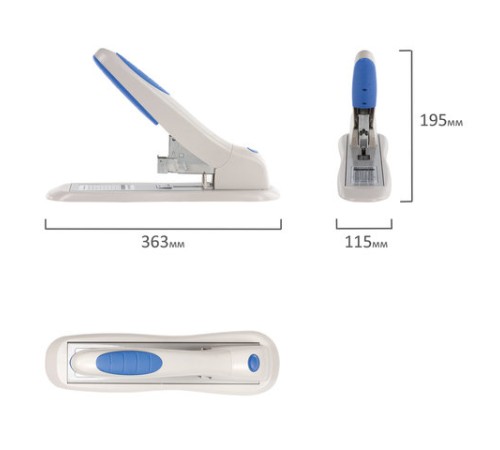 Степлер МОЩНЫЙ №24/6-23/15 BRAUBERG 