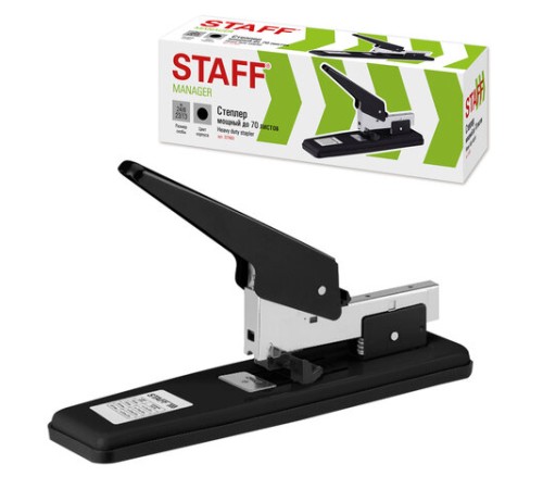 Степлер МОЩНЫЙ №24/6-23/13 металлический STAFF 