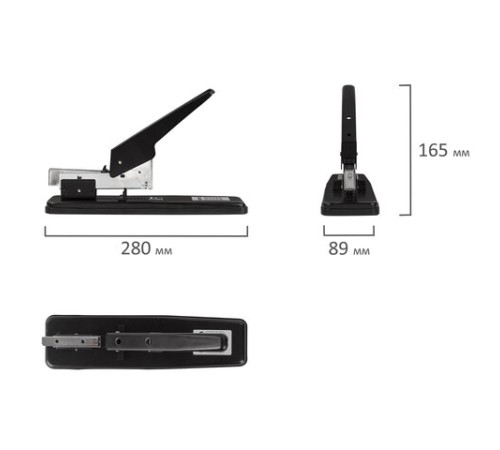 Степлер МОЩНЫЙ №24/6-23/13 металлический STAFF 