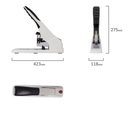 Степлер ЭНЕРГОСБЕРЕГАЮЩИЙ МОЩНЫЙ №24/6-23/17 BRAUBERG 