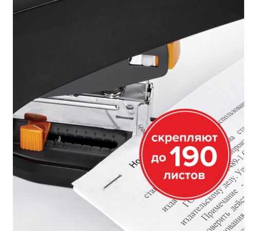 Скобы для степлера №23/23, 1000 штук, СВЕРХПРОЧНЫЕ, от 110 до 190 листов, BRAUBERG, 227718