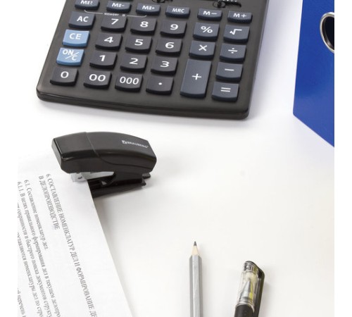 Степлер №24/6, 26/6 МИНИ BRAUBERG 