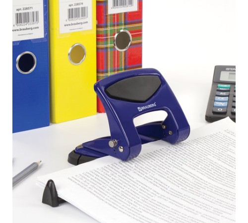 Дырокол металлический BRAUBERG 