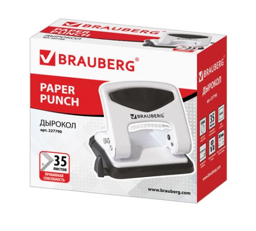 Дырокол металлический BRAUBERG 
