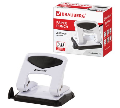 Дырокол металлический BRAUBERG 