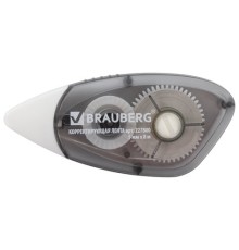 Корректирующая лента BRAUBERG BLACK&WHITE, 5 мм х 8 м, корпус черный тонированный, механизм перемотки, блистер, 227800