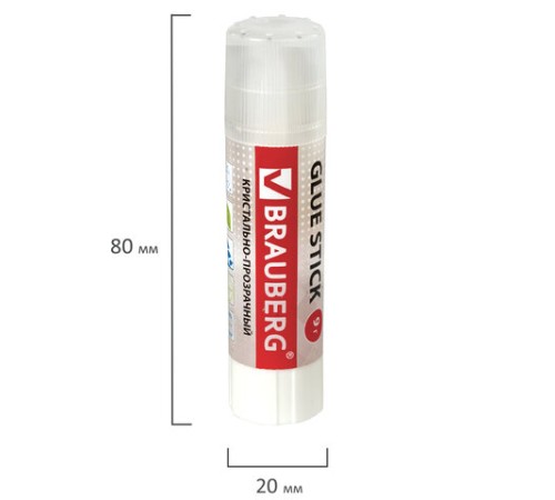 Клей-карандаш BRAUBERG 