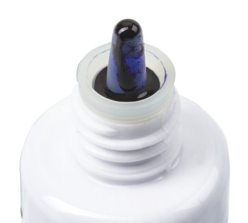 Краска штемпельная BRAUBERG PROFESSIONAL, clear stamp, синяя, 30 мл, на водной основе, 227981