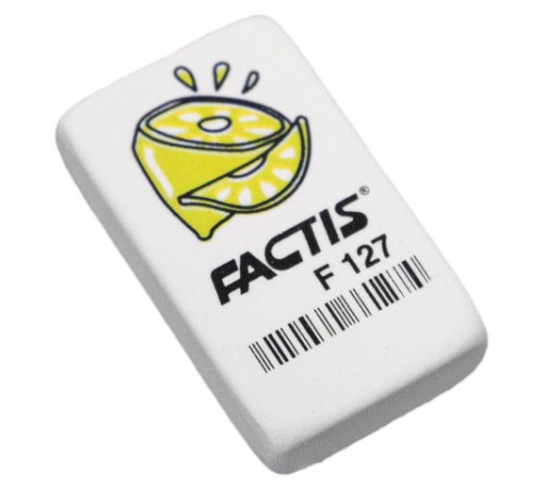 Ластик FACTIS F 127 (Испания), 40х24х10 мм, ассорти, прямоугольный, мягкий, CNFF127
