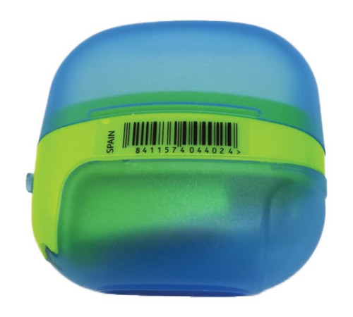 Точилка FACTIS EVO36R (Испания), с контейнером и стирательной резинкой, 50x50x25 мм, ассорти, F4707116