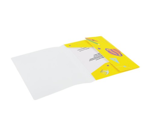 Папка на резинках ЮНЛАНДИЯ, А4, цветная печать, до 300 листов, 500 мкм, 228046