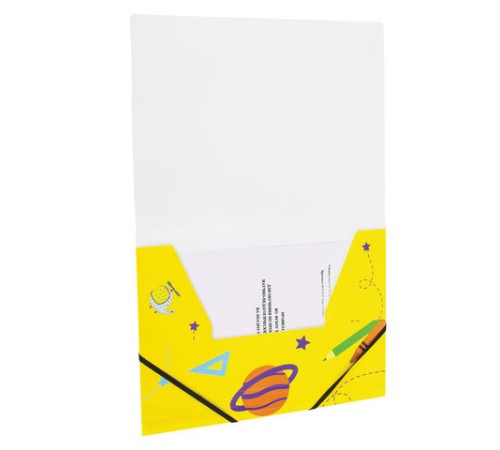 Папка на резинках ЮНЛАНДИЯ, А4, цветная печать, до 300 листов, 500 мкм, 228046