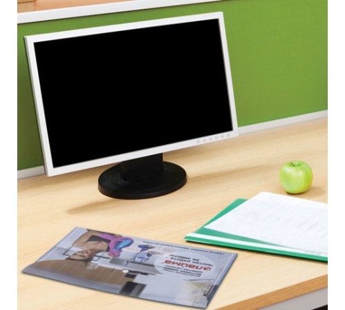 Папка-конверт с кнопкой LAIMA, А4, 160 мкм, до 100 листов, цветная печать, 228058