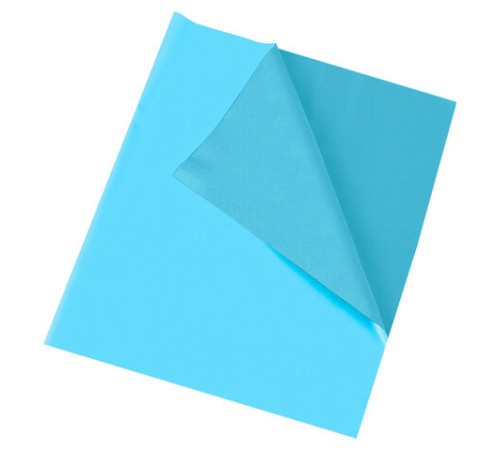 Клеёнка настольная ПИФАГОР для уроков труда, ПВХ, голубая, 69х40 см, 228116