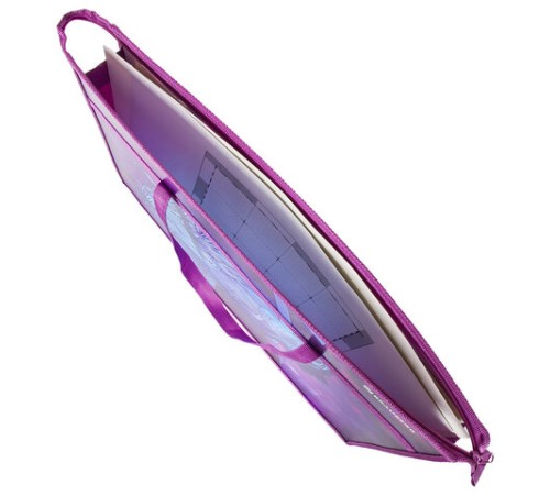 Папка для рисунков и чертежей с ручками BRAUBERG А3, пластик, молния сверху, 