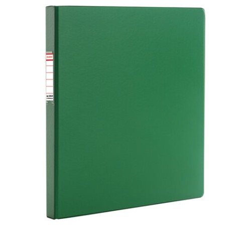 Папка с металлическим пружинным скоросшивателем BRAUBERG, картон/ПВХ, 35 мм, зеленая, до 290 листов, 228339